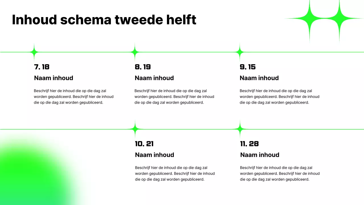Strategierapport over fluorescerende, trending contentinzichten