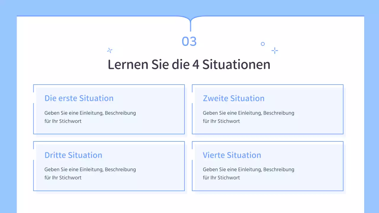 Einfacher Unterrichtsplan für Lehrer in Blau und Weiß