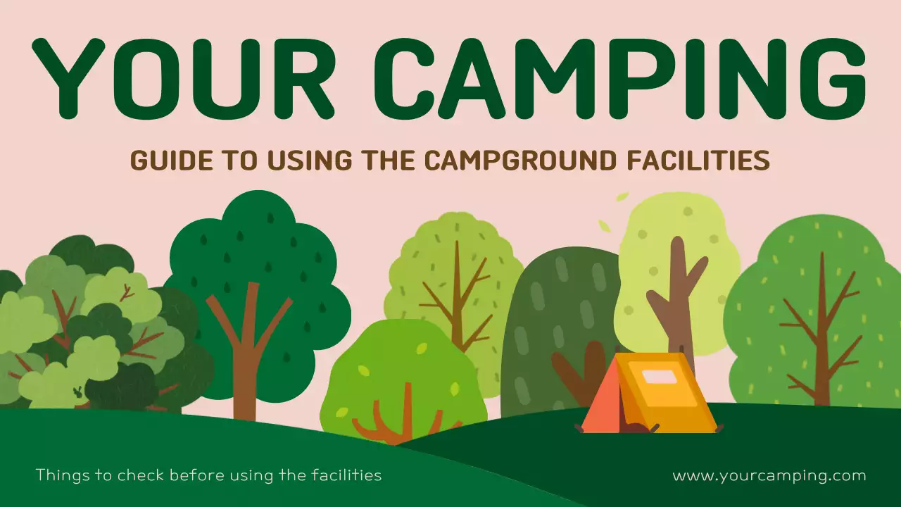 그린 러스틱 캠핑 가이드 프레젠테이션