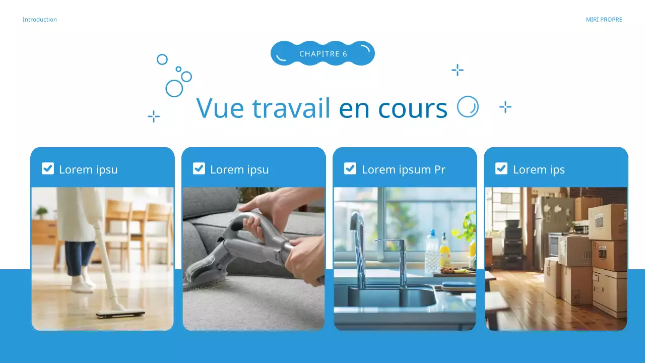 Présentation de l'agence de nettoyage Blue's lovely