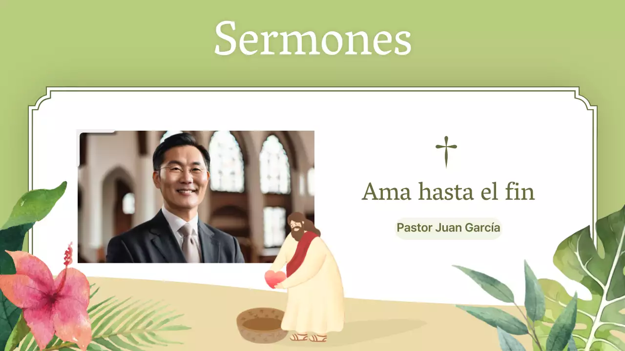 Guía para un servicio de agradecimiento caqui y rosa