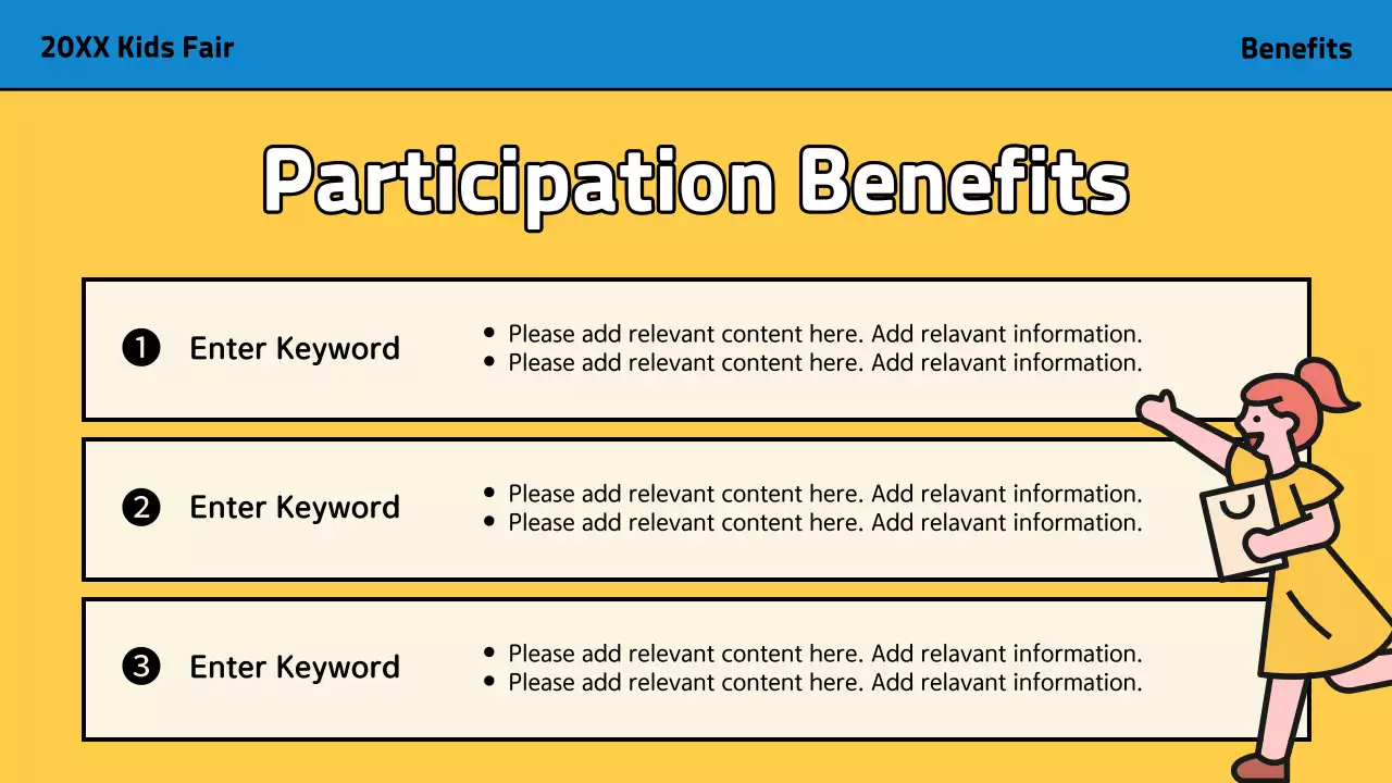 Blue Playful Kids Event Guide Presentation