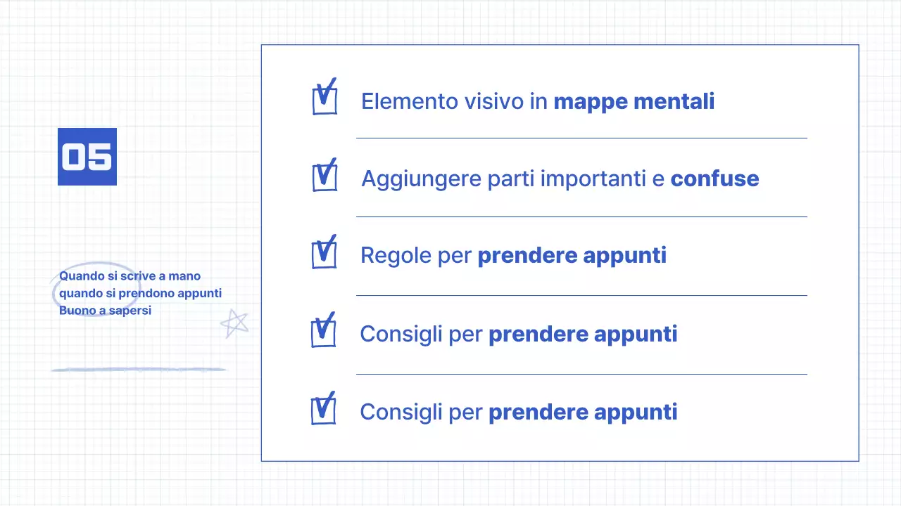 Elementi di calligrafia semplice in blu Risorse per le lezioni