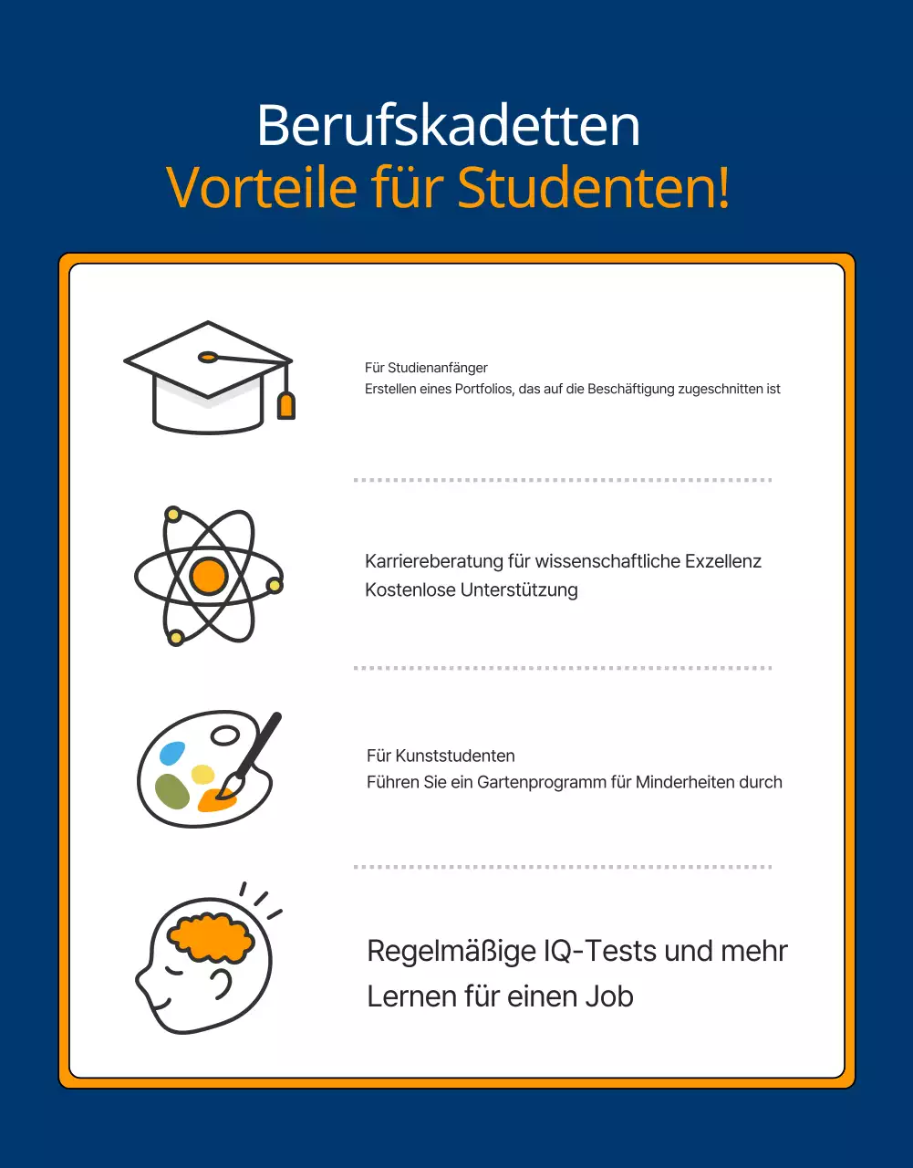 Förderung einer marineblauen Jugendbeschäftigungsakademie