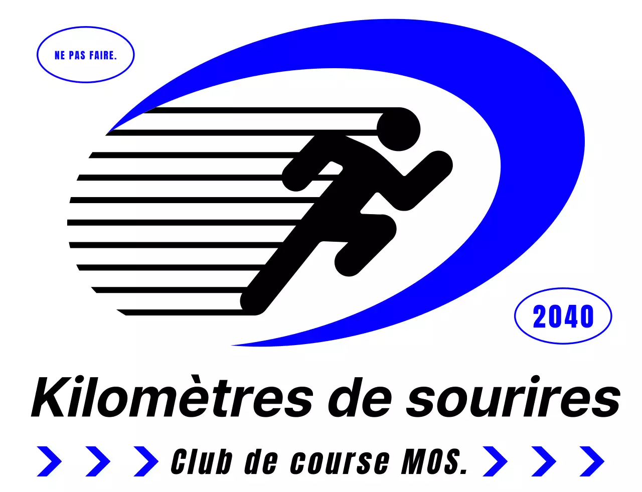 Un t-shirt de club de course à pied qui vous fait sentir rapide