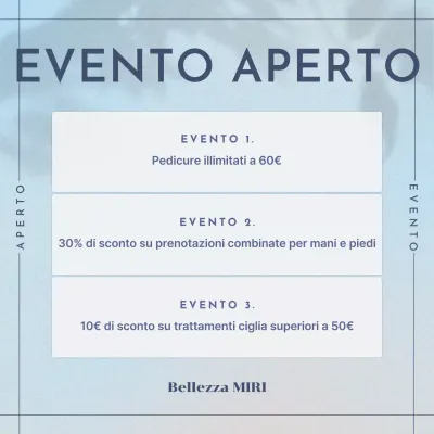 Promuovere un lussuoso negozio di bellezza in azzurro