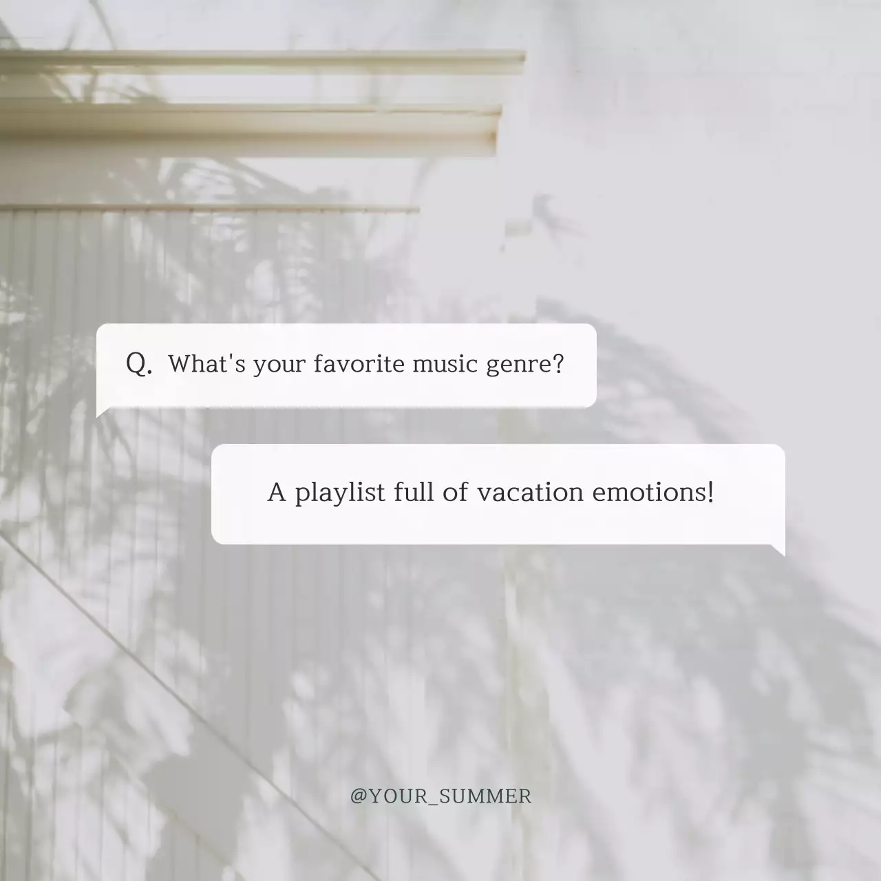 White Minimal Music Playlist Social Media Post