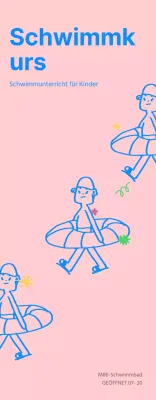 Förderung von blauen und rosafarbenen Schwimm- und Sportzentren für Kinder