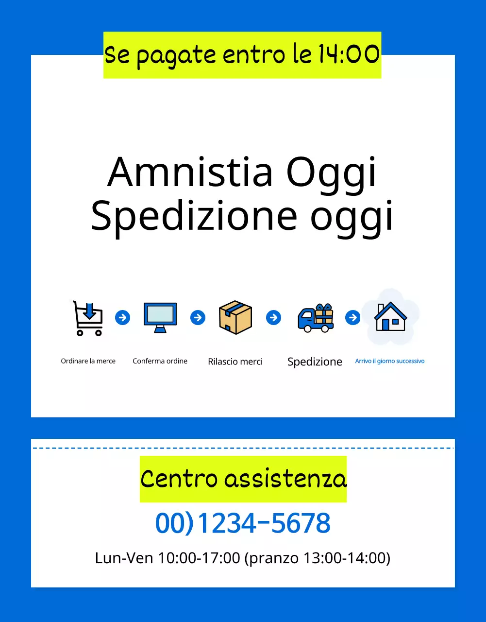 Semplice eco-bag estiva in blu spiegata