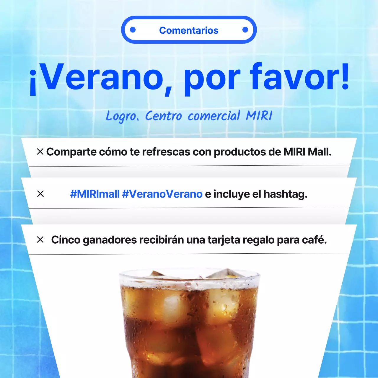 Azul claro trending comment anuncio de evento