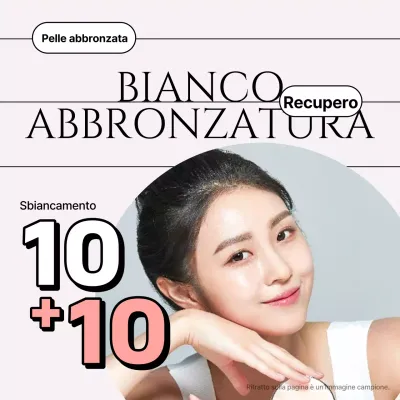 Promuovere una moderna abbronzatura estiva bianca in rosa