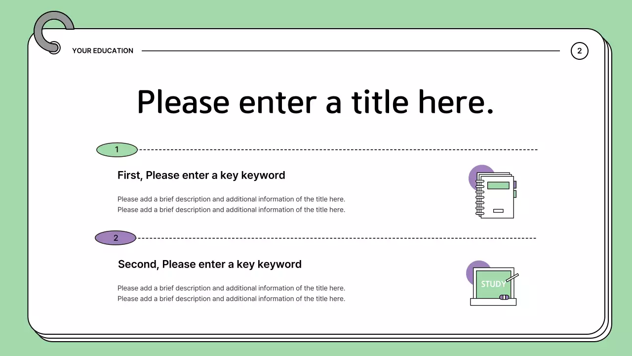 Green Modern Education Guide Presentation