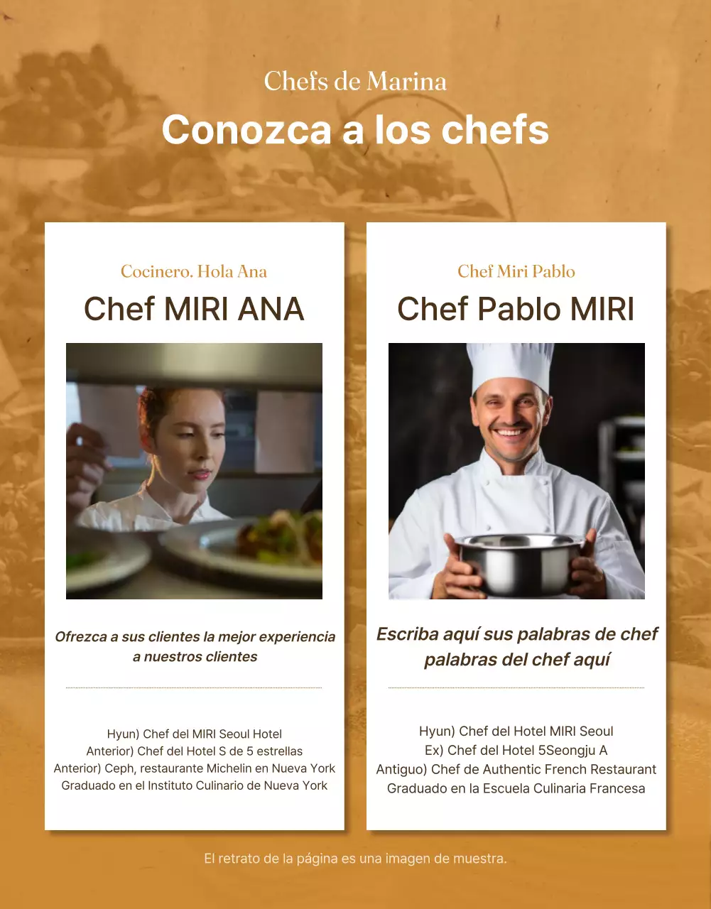 Un lujoso buffet de hotel en naranjas y marrones post