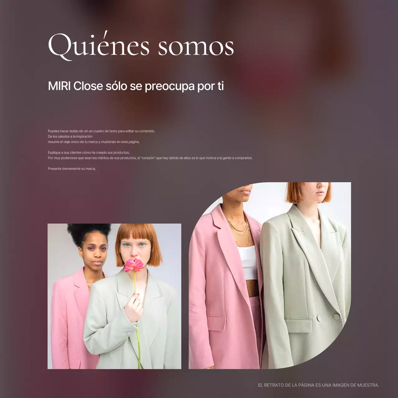 Promueva una introducción a la moda en rosa