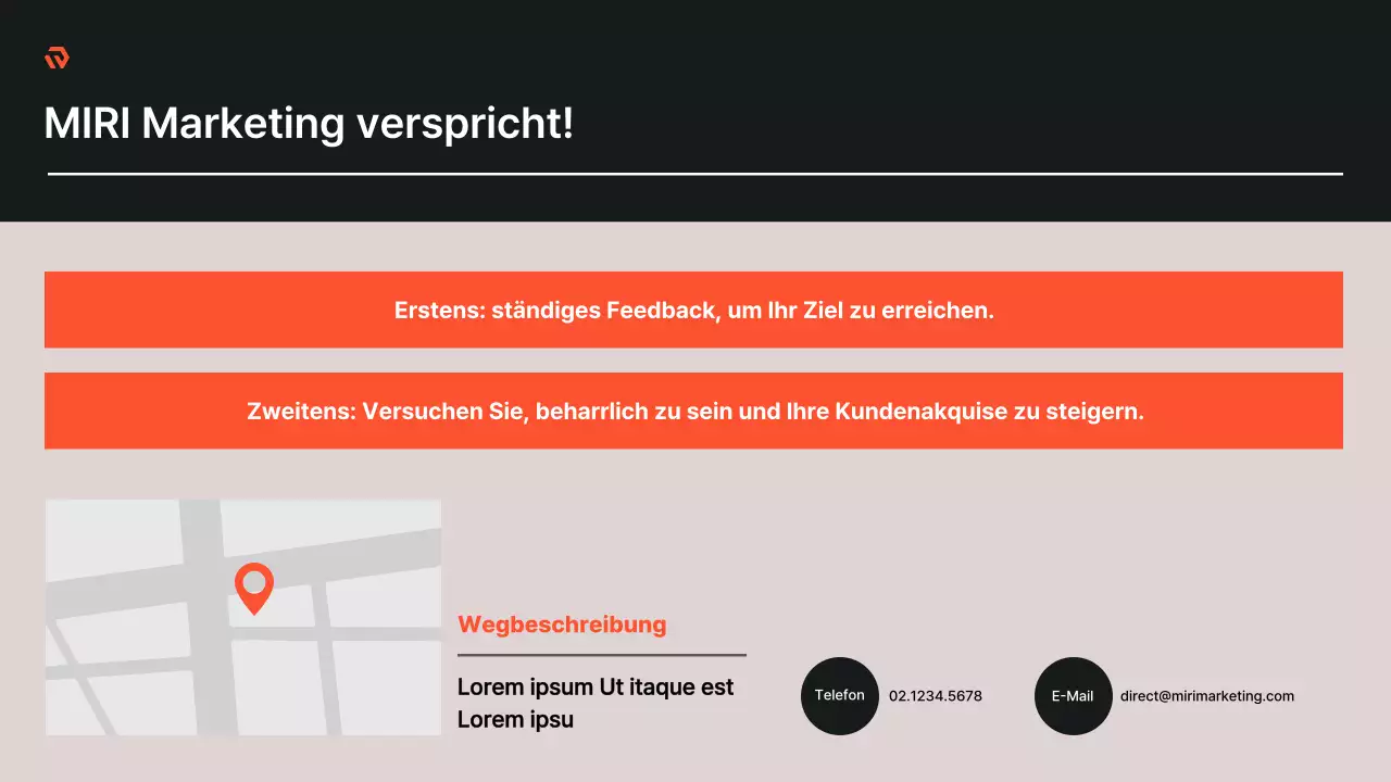 Minimalistische Agentur-PR in Beige und Schwarz Fallbericht