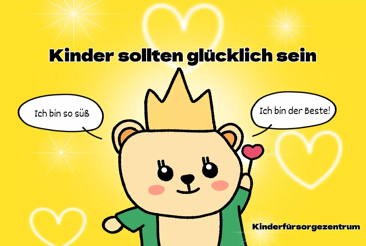 Helles, unterhaltsames Kinderschutzzentrum mit niedlichen Figuren