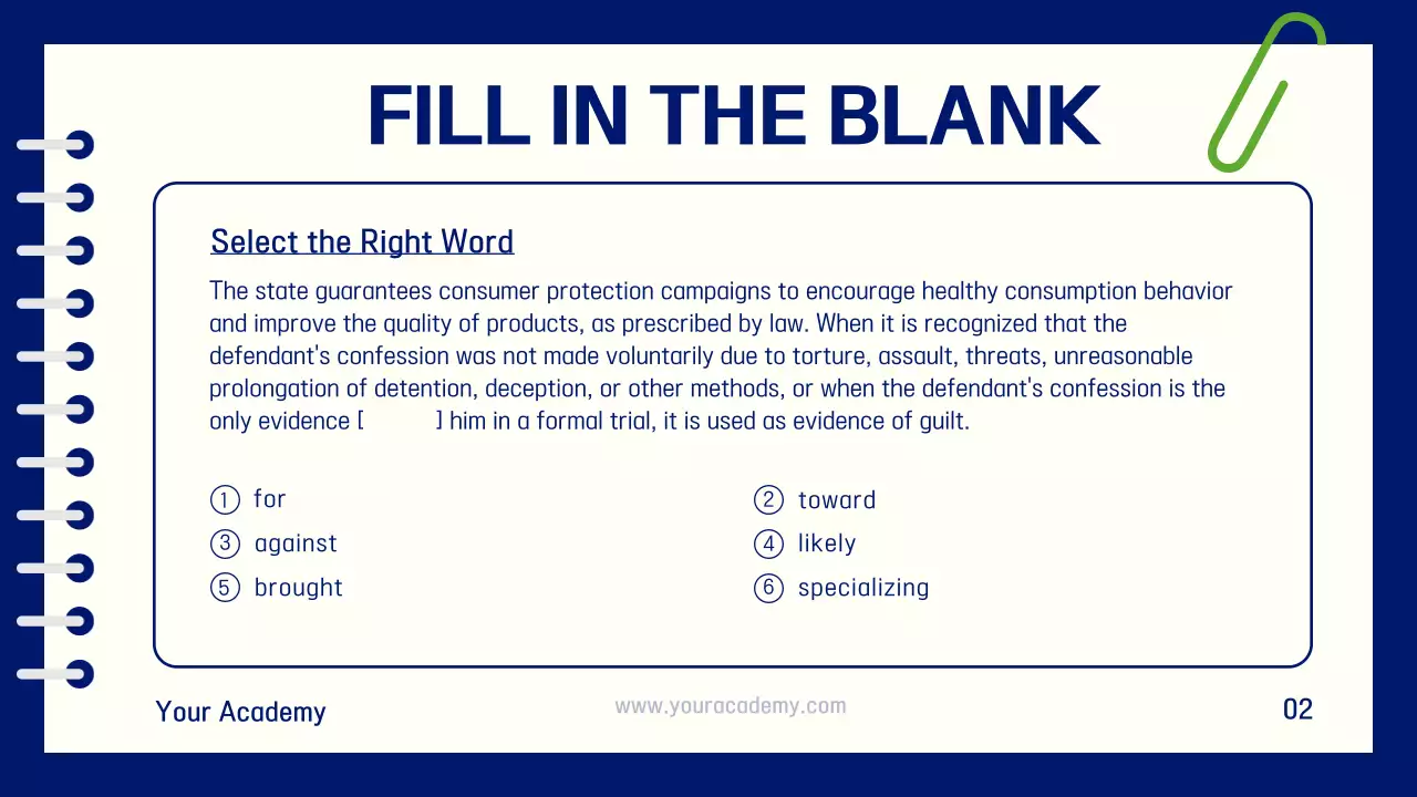 Orange Trendy English Course Advertisement Presentation