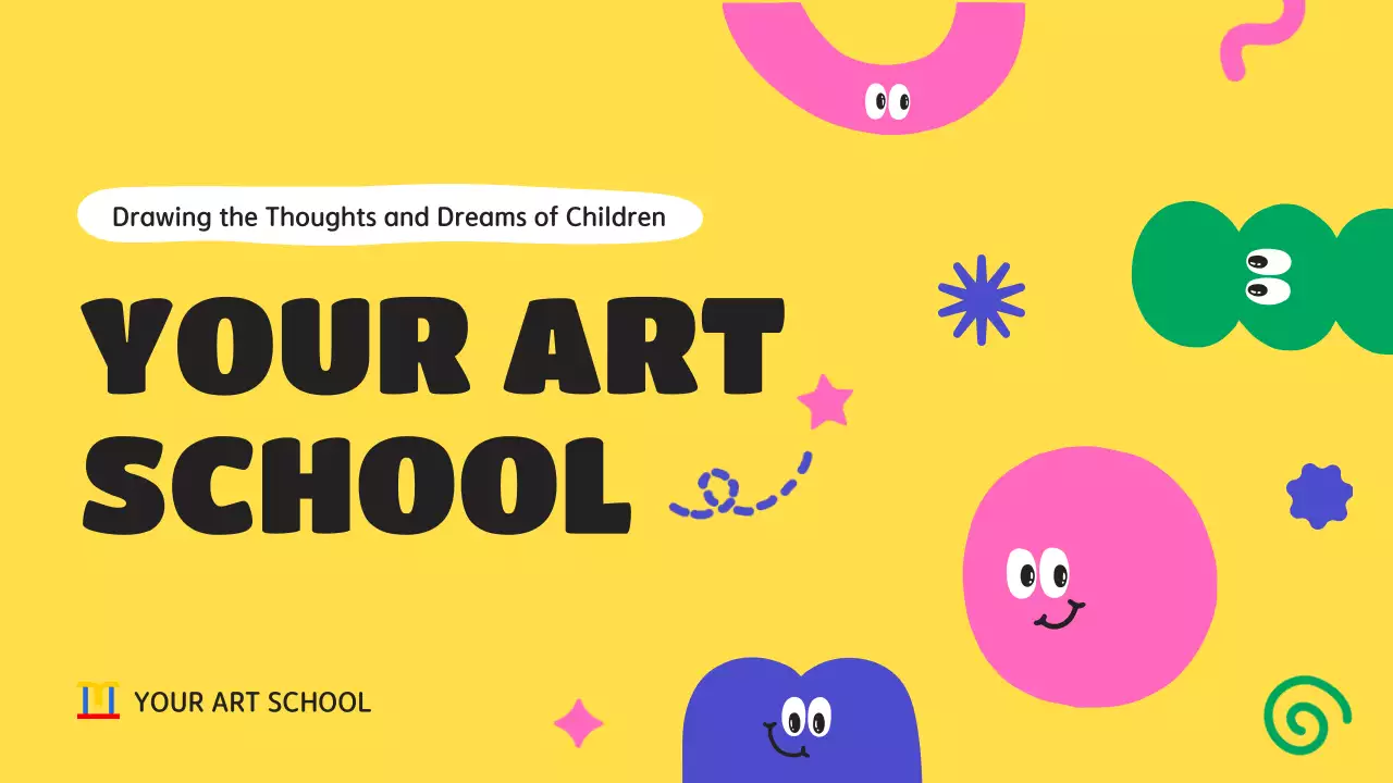 Yellow Playful Art Promotion Presentation