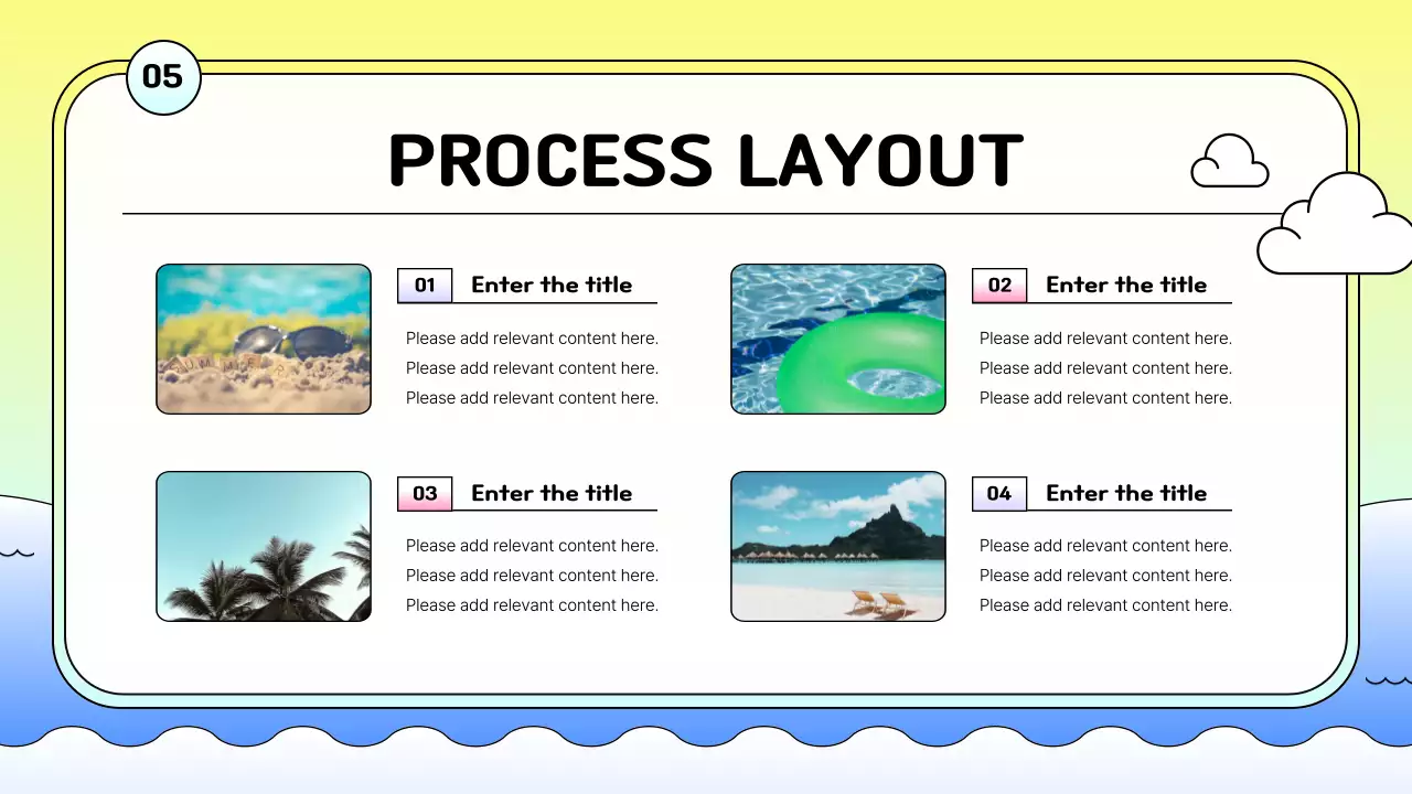 다채로운 장난기 넘치는 브랜드 프레젠테이션