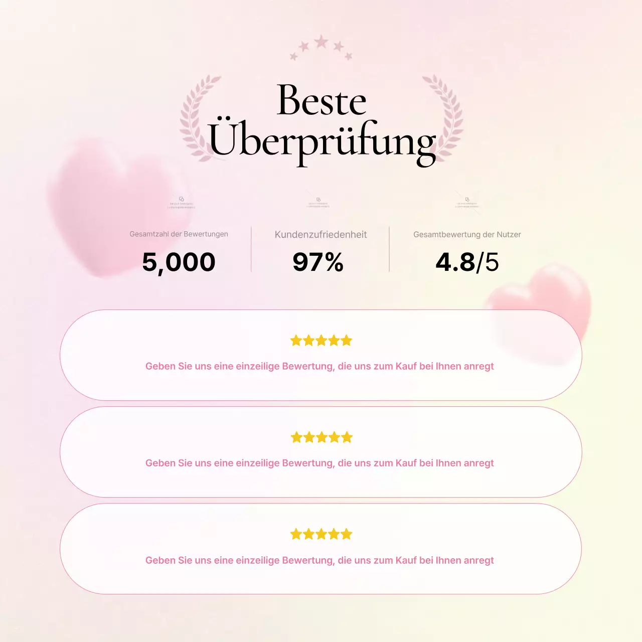Förderung eines kitschigen Modeberichts in Rosa