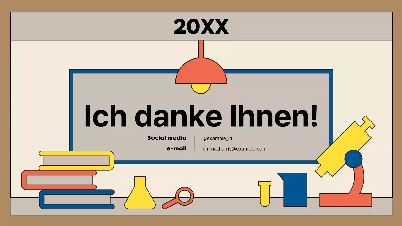 Förderung moderner Wissenschaftlerinnen in Beige und Blau