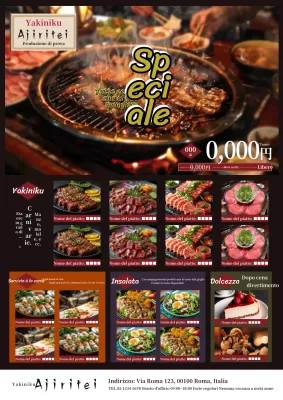 Un'infomercial per una macelleria tradizionale e semplice di colore nero.