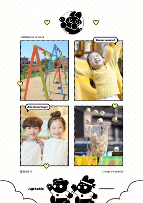 Postez une photo d'une coupe à quatre athlétique en jaune et noir.