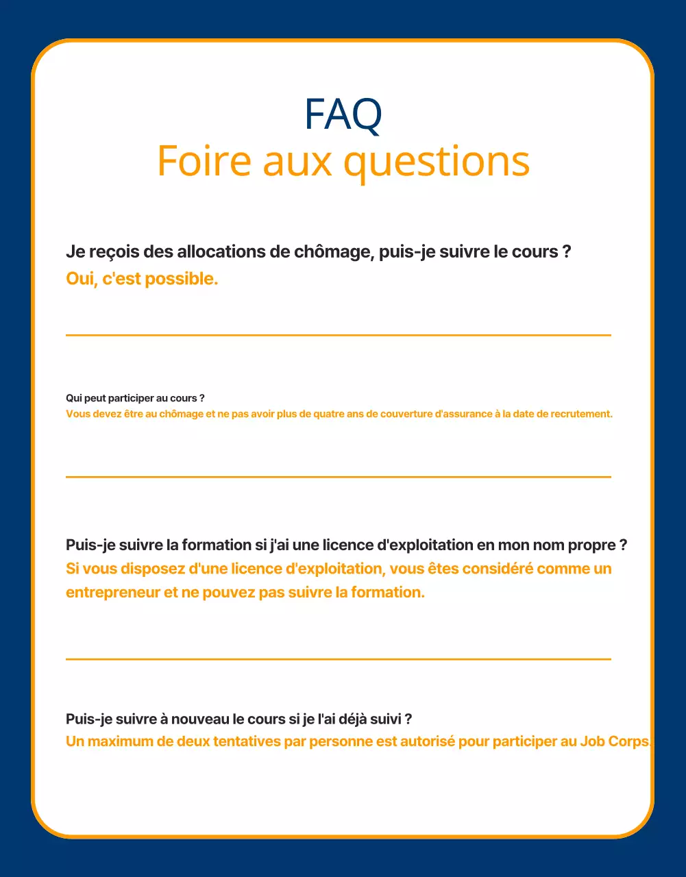 Promouvoir une académie bleu marine pour l'emploi des jeunes
