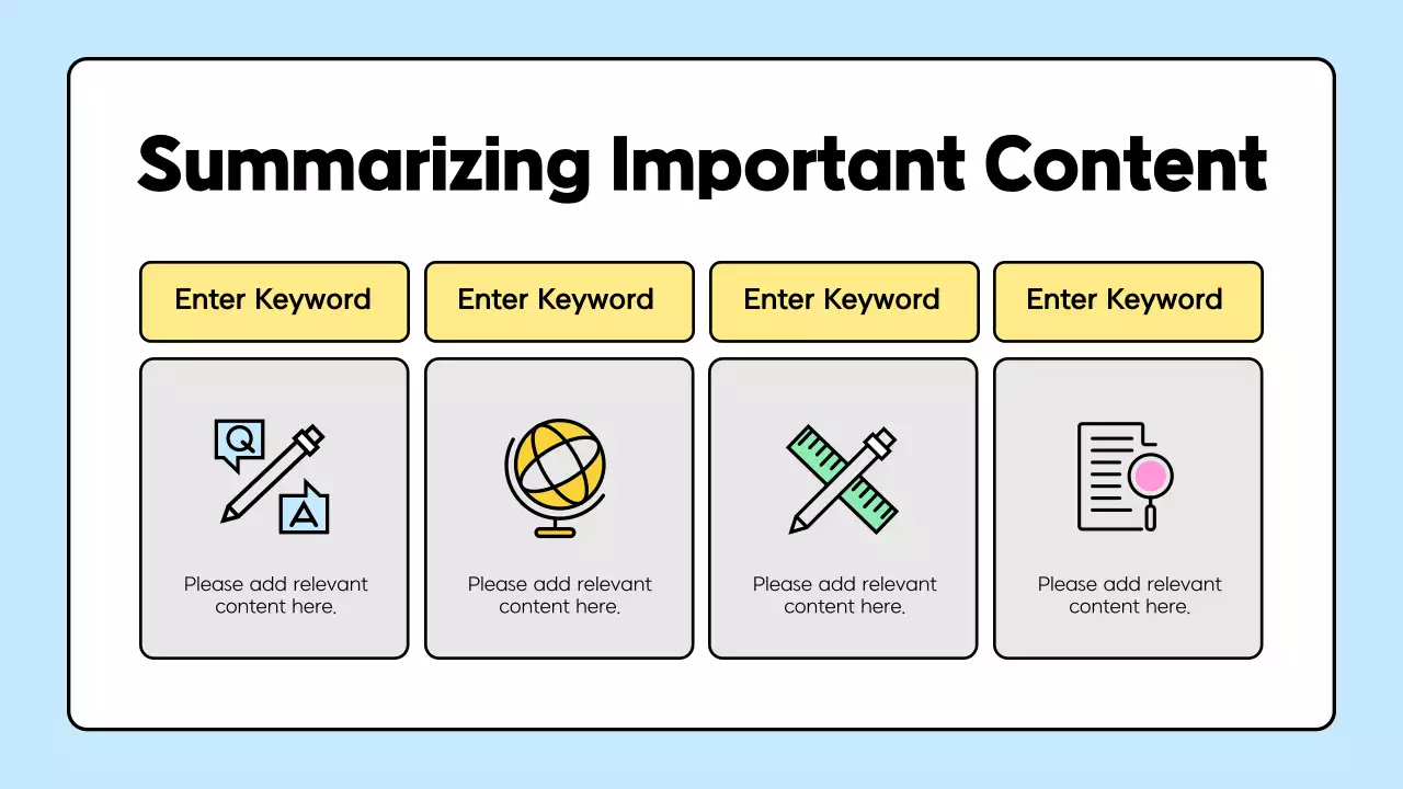 Blue Simple School Guide Presentation