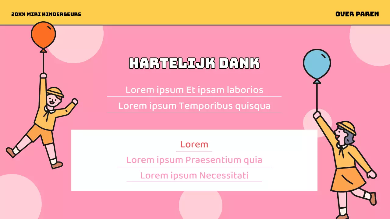 Promoot de Yellow and Blue Kids Fair