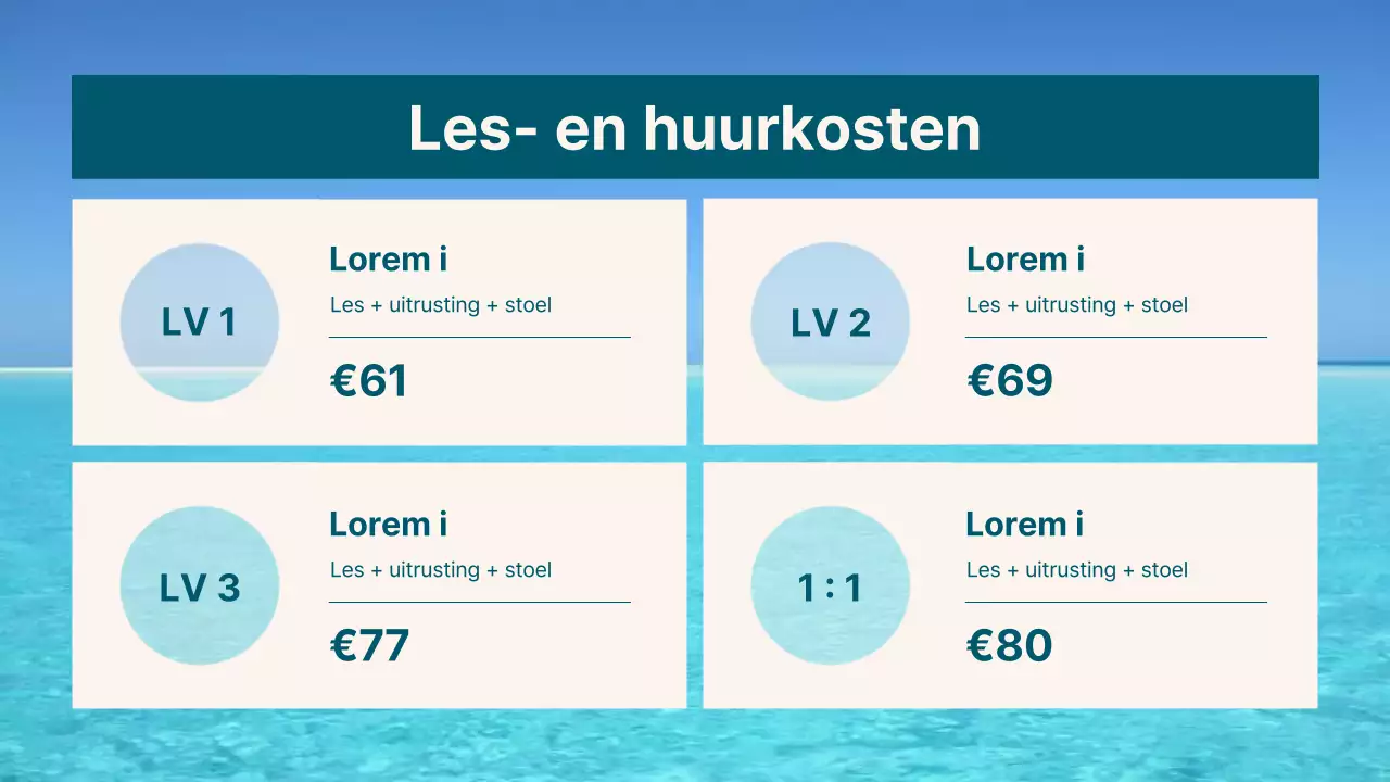 Over de trendy inrichting van de surfshop in blauw