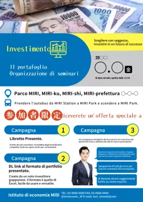 Organizzare un seminario di base sugli investimenti in blu