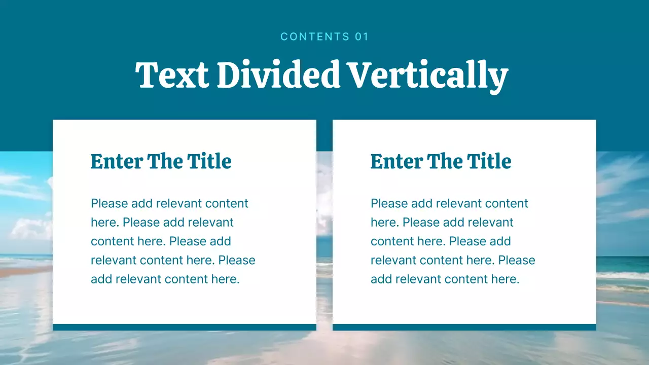 Blue Modern Summer Presentation