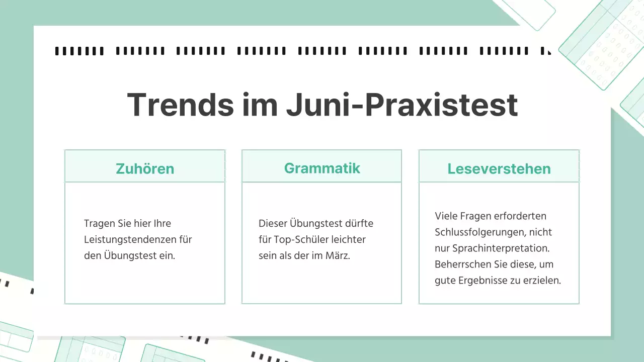 Abstrakte Ressourcen für kostenlose Englisch-Praxistests