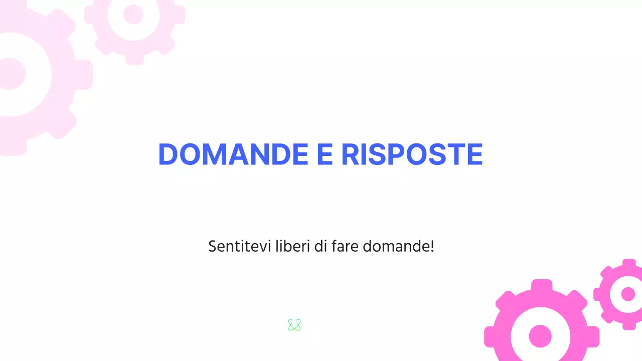 Un semplice brief di progetto di sviluppo web in blu e rosa