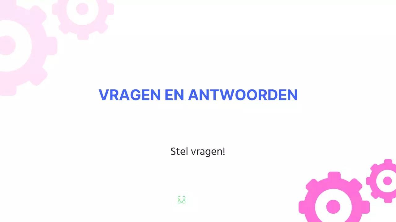 Een eenvoudige projectbeschrijving voor webontwikkeling in blauw en roze