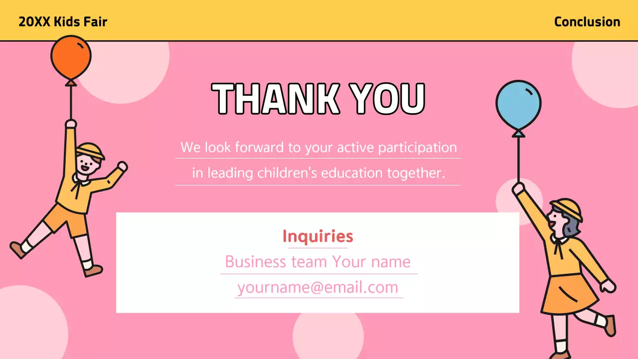 Blue Playful Kids Event Guide Presentation