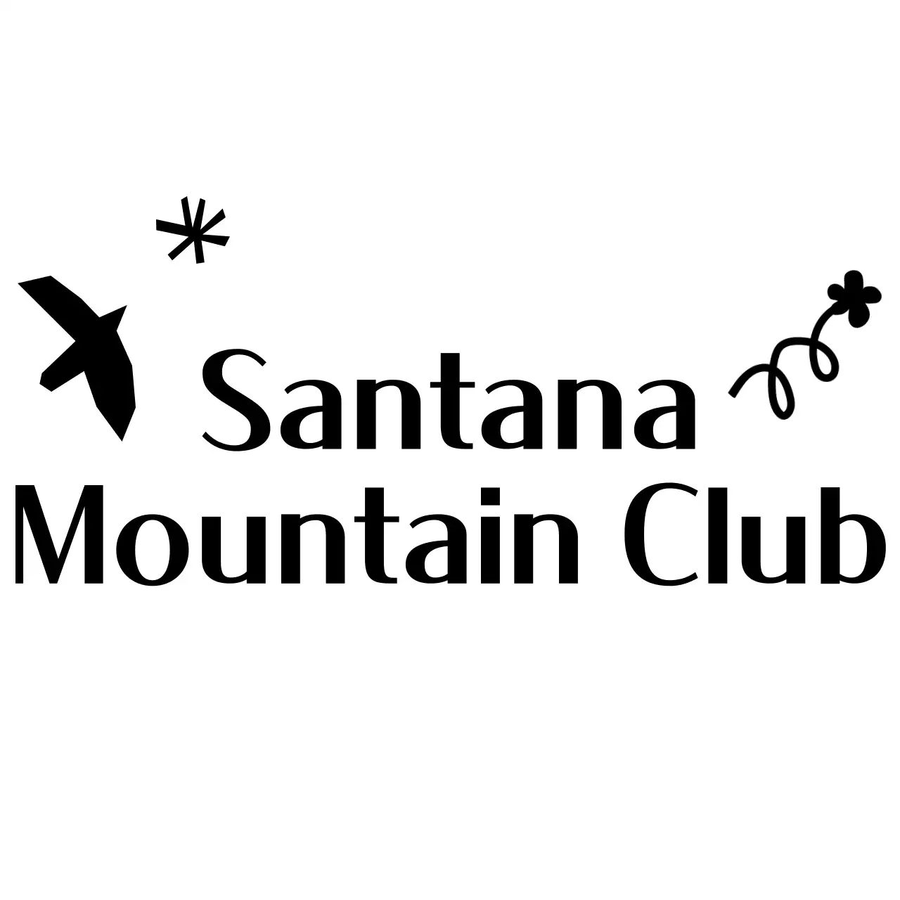 Cute mountain club with doodle drawings1