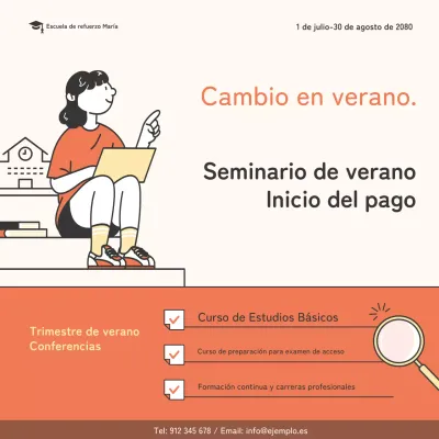Orange Simple塾 Promueve ofertas especiales para las vacaciones de verano
