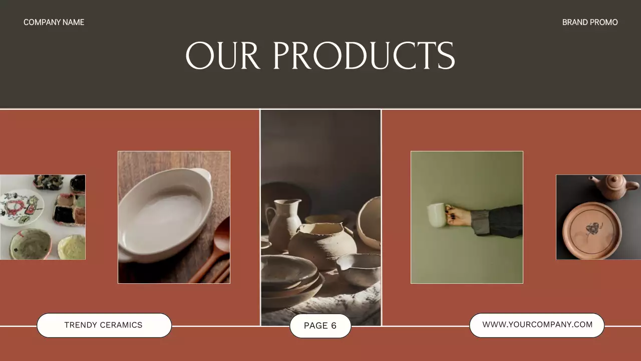 Brown Traditional Pottery Promotion Presentation