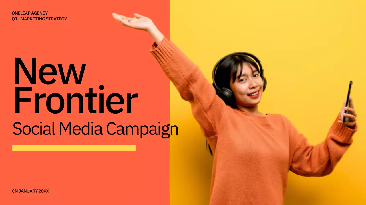 Orange Modern Marketing Guide Presentation