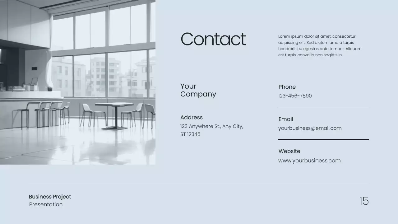 Blue Modern Business Presentation