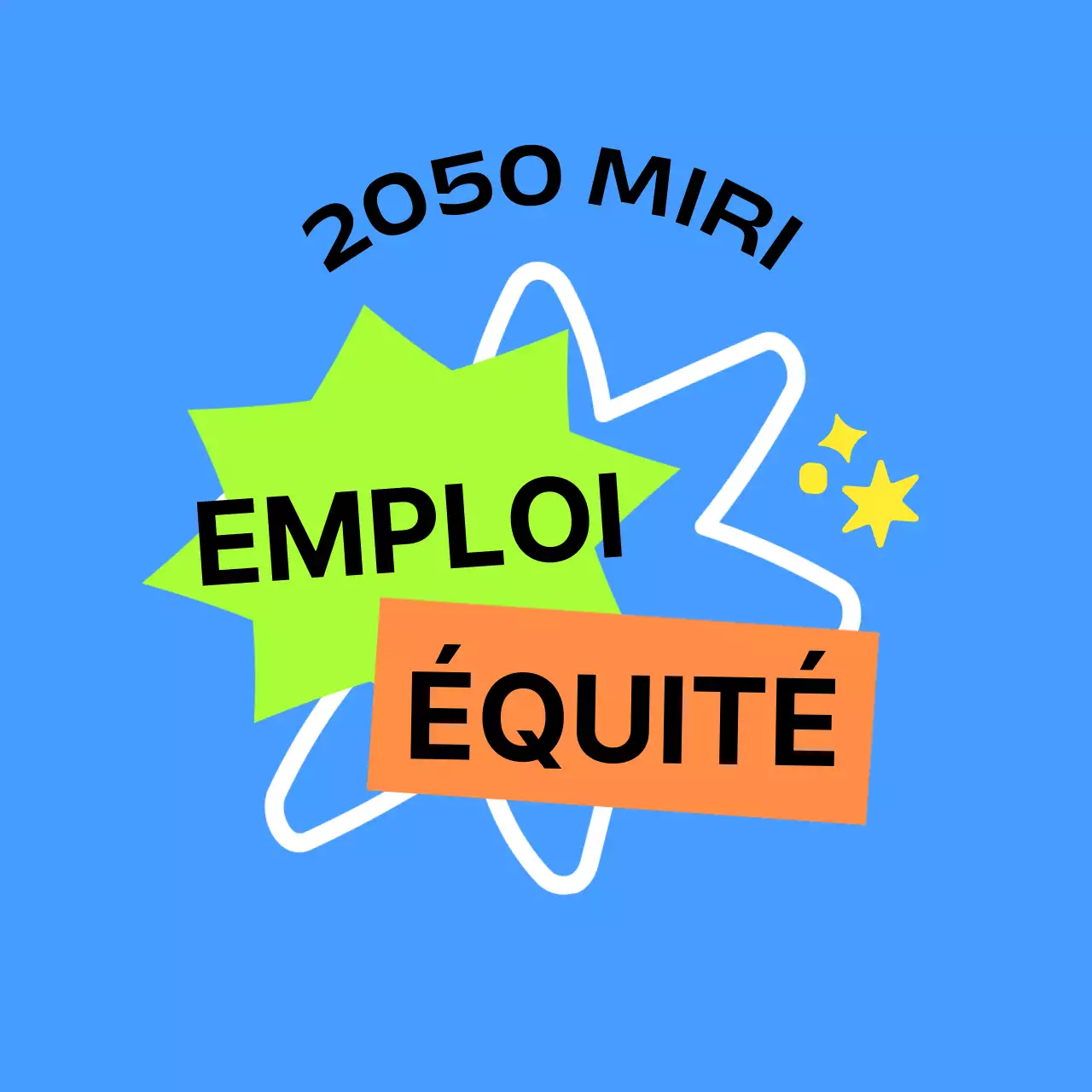 Pour les foires d'entreprise en bleu et orange vert