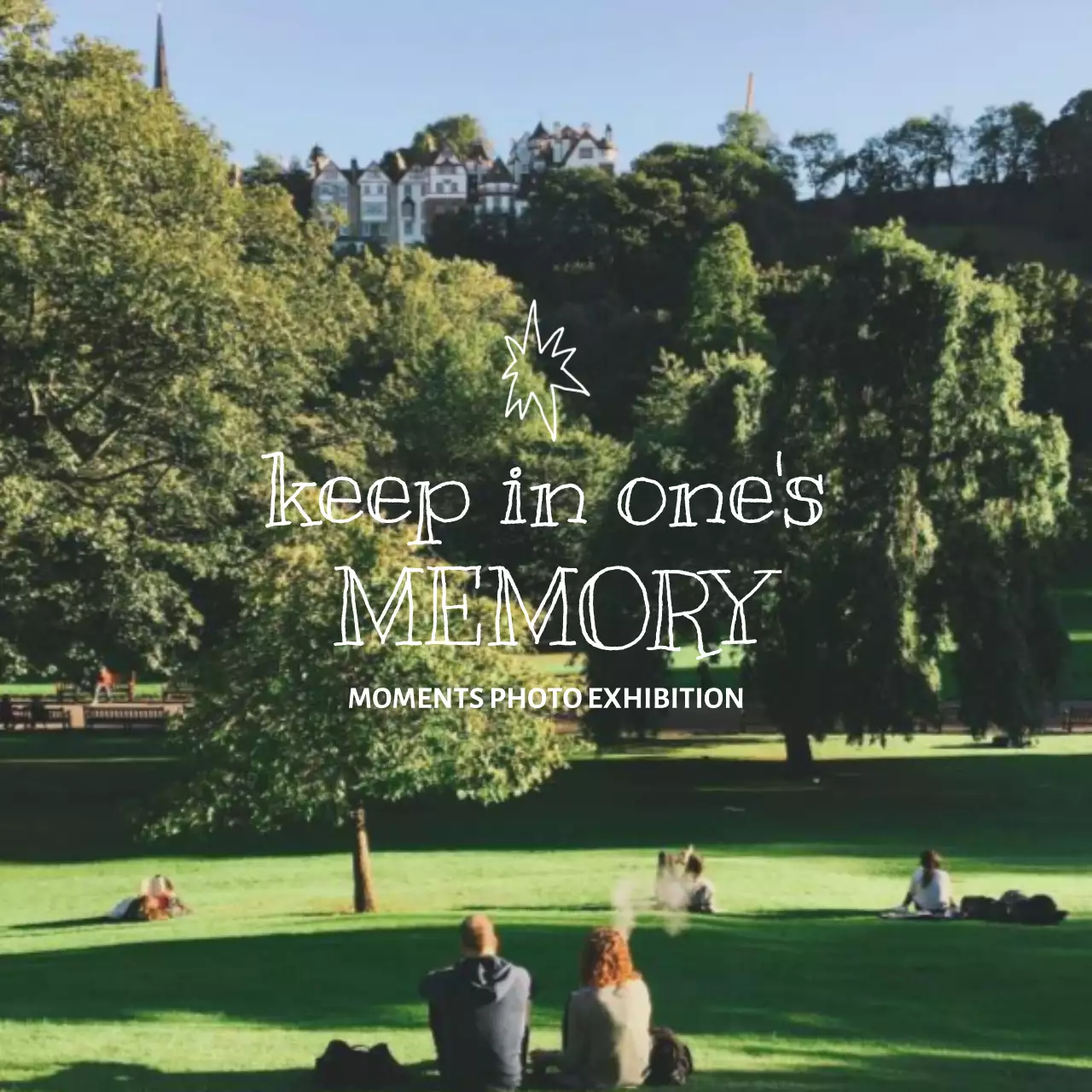 감성적인 사진과 레터링 문구 컨셉의 사진전 전시회 굿즈