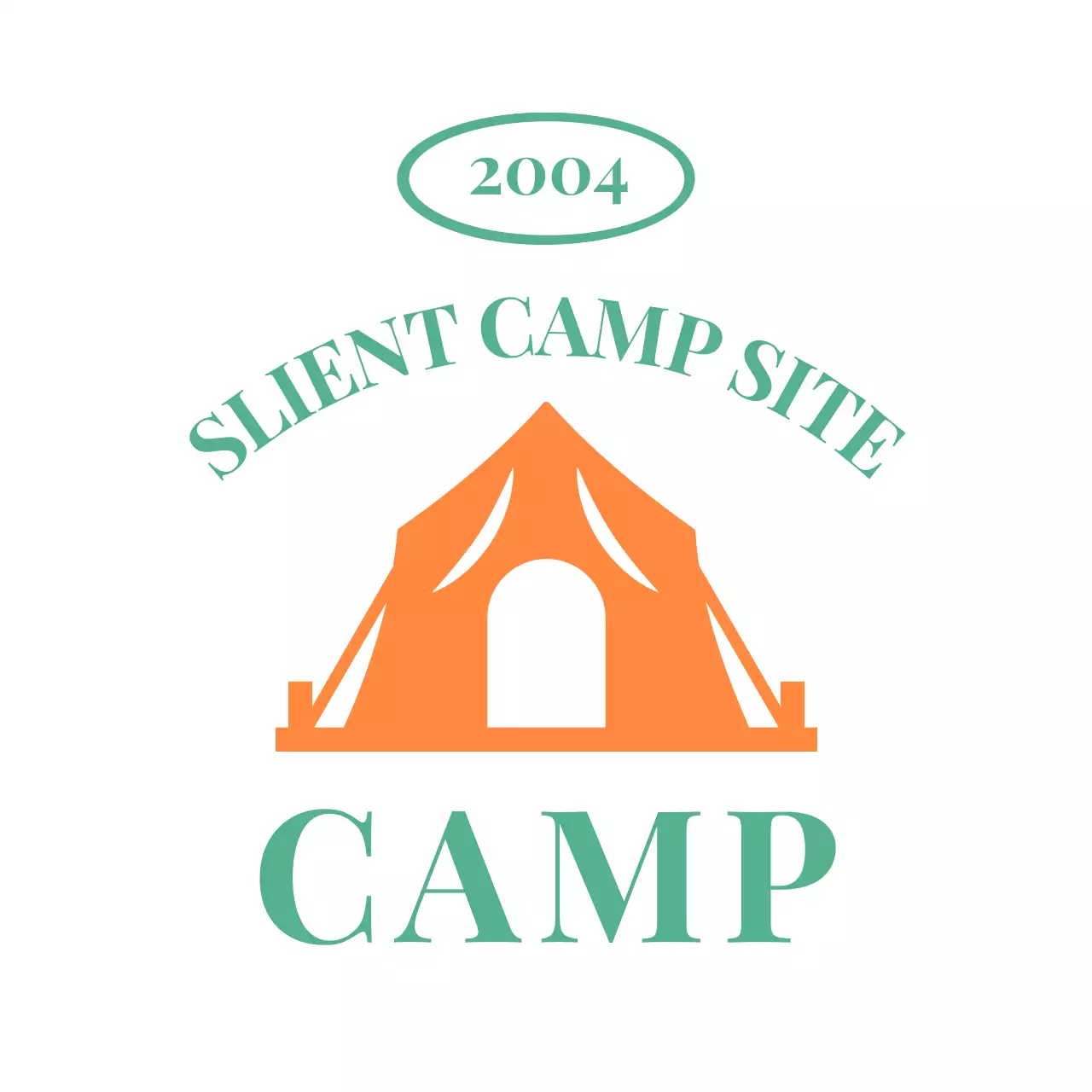 캠프 일러스트를 활용한 깔끔한 디자인