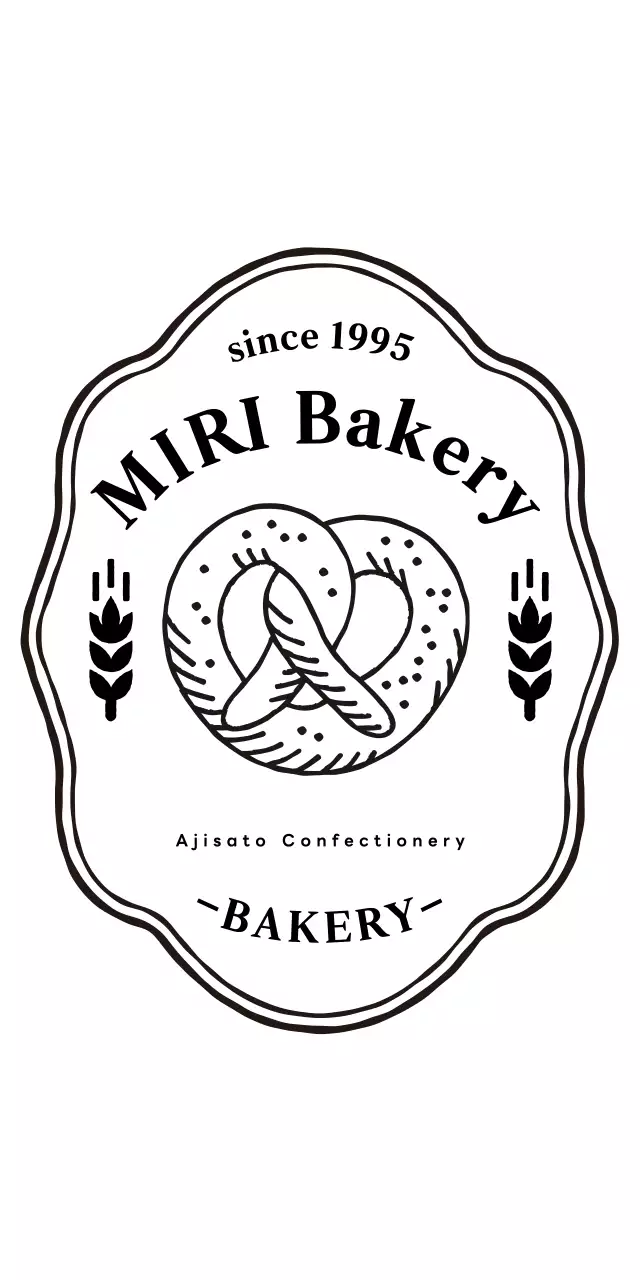 Retro patisserie bakery logo