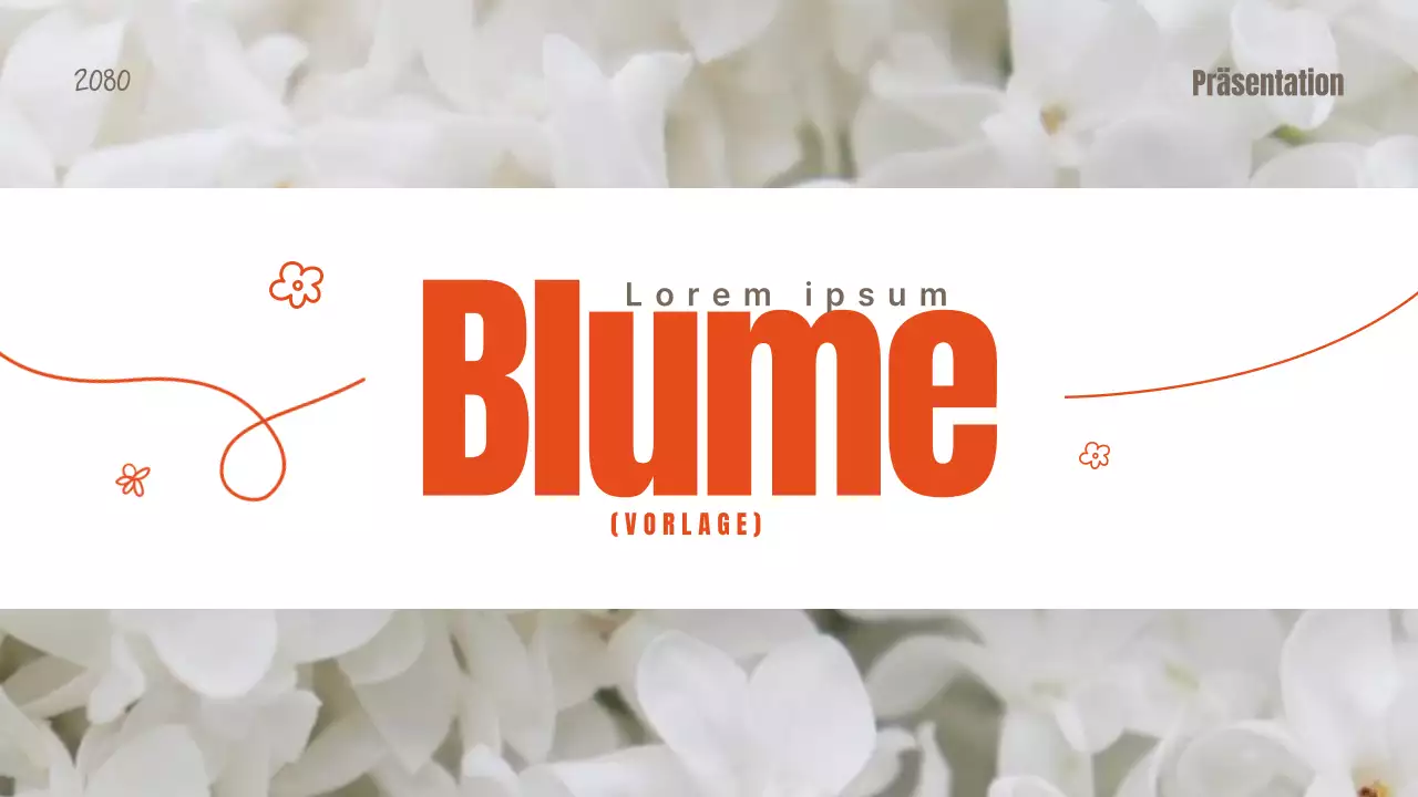 Orangefarbene und elfenbeinfarbene Sommerblumen erklärt