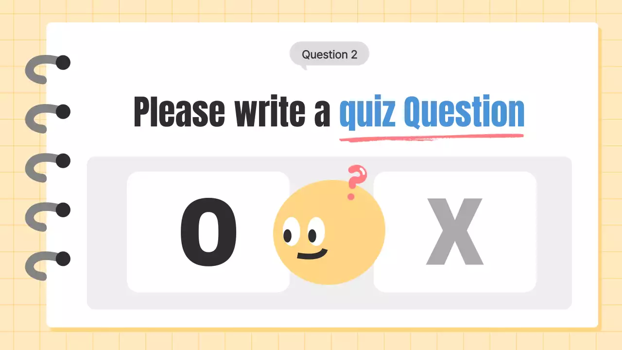 Blue Simple Quiz Promotion Presentation