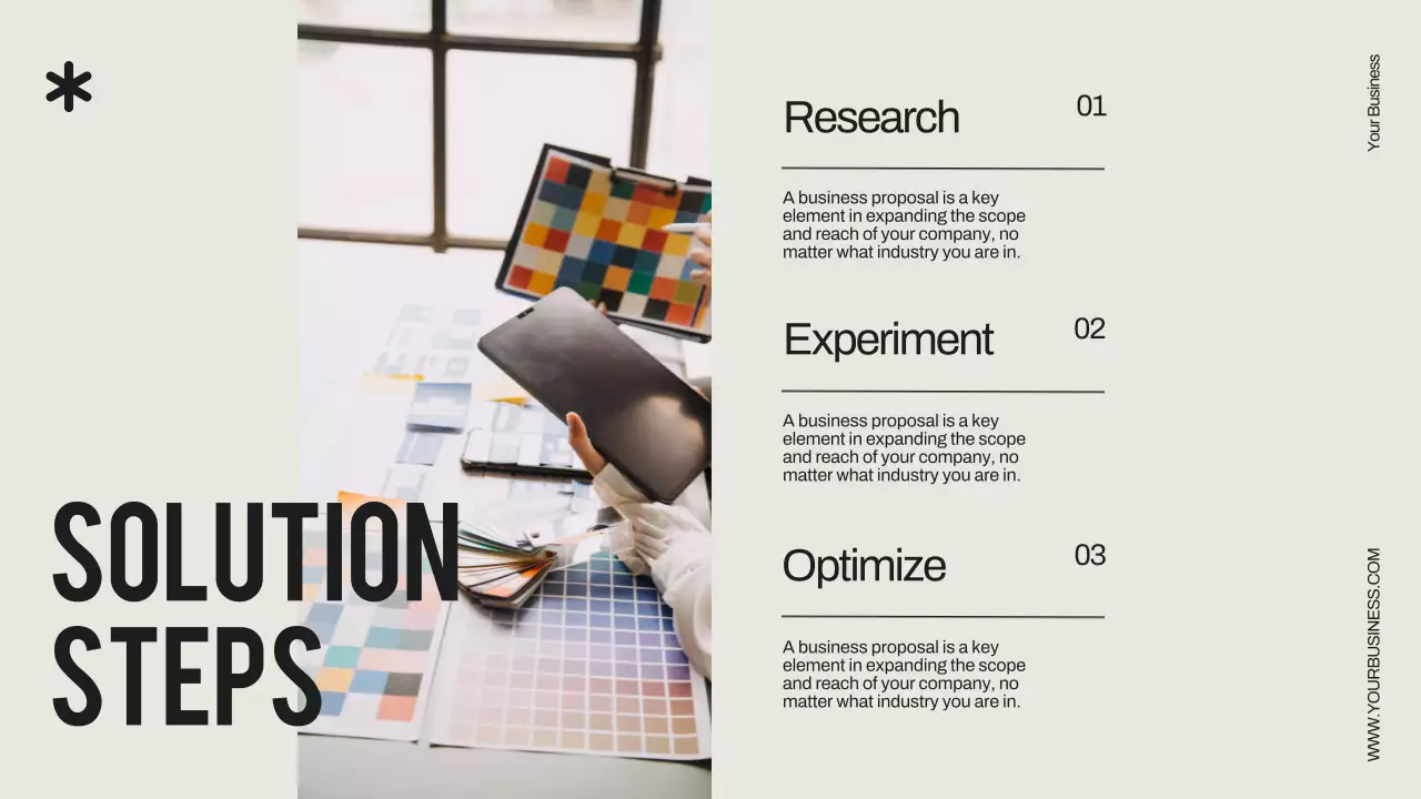 Black Minimal Business Proposal Document Presentation