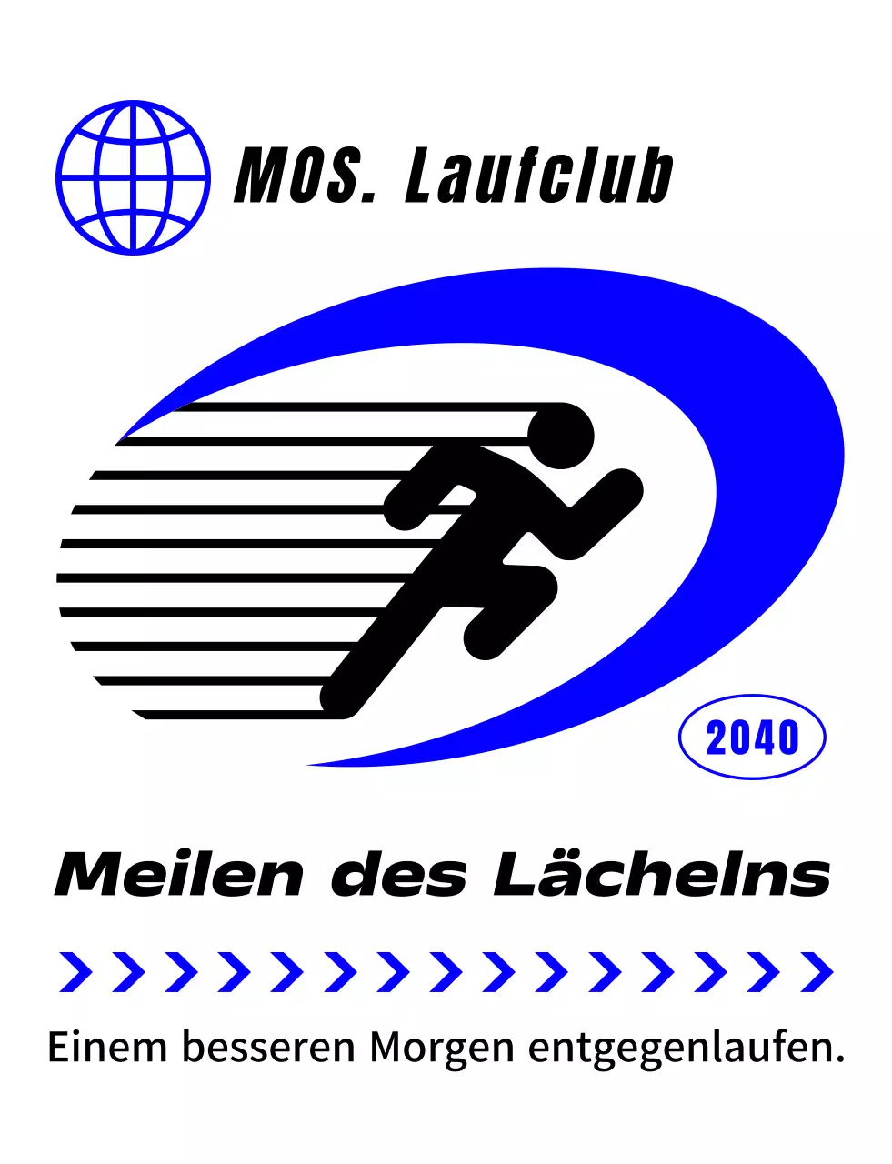 Ein Laufclub-T-Shirt, das dich schnell fühlen lässt